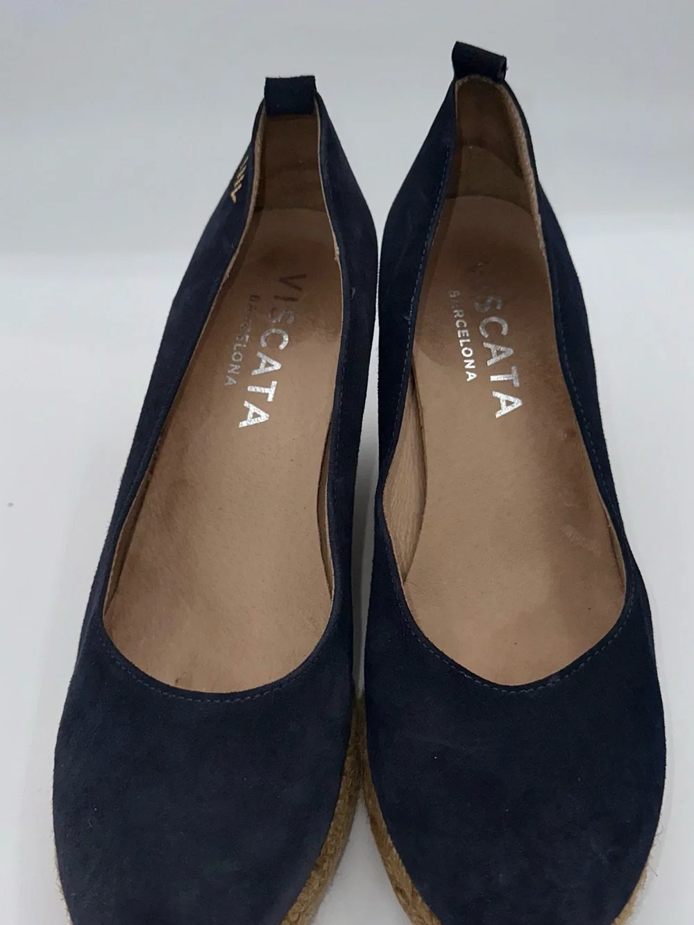 Viscata Barcelona espadrilles wedge shoes Dark blue size US 9-9.5 EUR Sz 40 AA23
